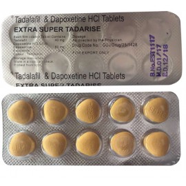 Extra Super Tadarise 100mg 10顆裝 超級犀利士=犀利士(Tadalafil 40mg)+達泊西丁(Dapoxetine 60mg) 便宜 硬 持久